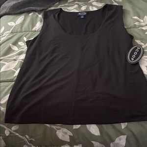 Scoop Women's Elegant Black Tank Top